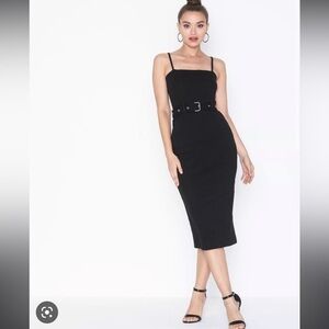 Nwot Missguided dusty peach pink bodycon dress